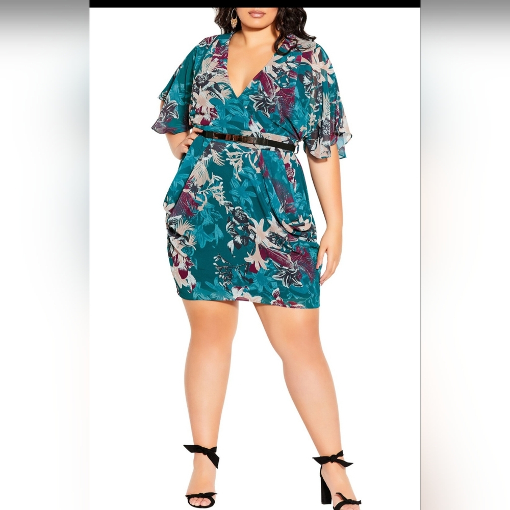 City Chic floral dress